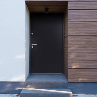 Vidaxl Hliníkové vchodové dvere,  antracit,  110 x 207, 5 cm
