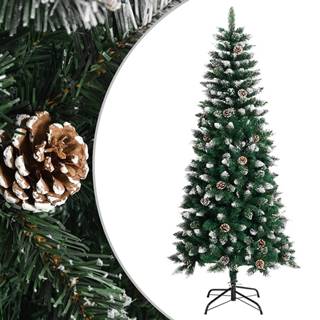 Vidaxl Umelý vianočný stromček s podstavcom zelený 150 cm PVC