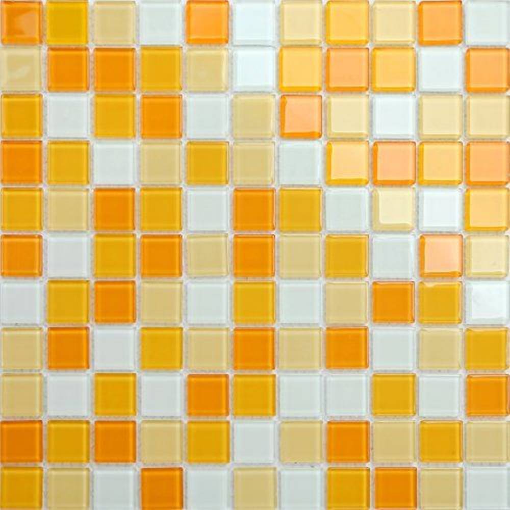 Maxwhite  Mozaika CH4006PM sklenená biela žltá oranžová 30x30cm sklo značky Maxwhite