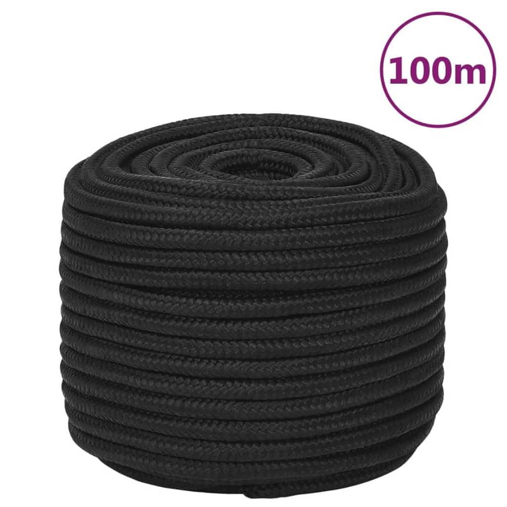 Vidaxl  Lodné lano čierne 14 mm 100 m polypropylén značky Vidaxl