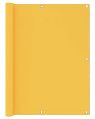 Vidaxl Balkónová markíza,  žltá 120x600 cm,  oxfordská látka