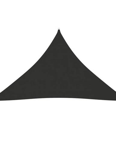 Vidaxl Tieniaca plachta oxfordská látka trojuholníková 3x3x4, 24 m antracitová