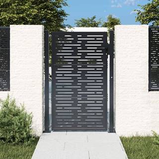 Petromila   Záhradná brána antracitová 105x130 cm oceľ dizajn štvorca značky Petromila