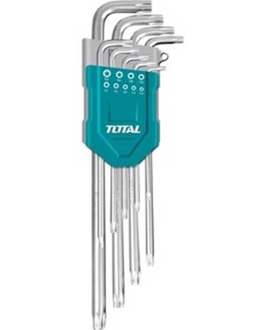 Total L-kľúče TORX THT106392 L-klíče TORX prodloužené,  sada 9ks,  10-50mm,  CrV