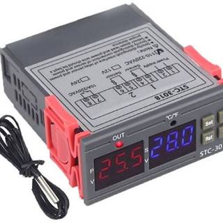 HADEX Digitálny termostat STC-3018 rozsah -55 ° C ~ 120 ° C,  12V DC