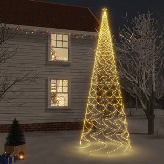 Vidaxl  Vianočný stromček so špicom 3000 teplých bielych LED 800 cm značky Vidaxl