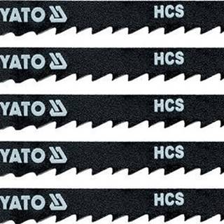 YATO  List pílový do priamočiarej píly na drevo typ T 6TPI sada 5 ks značky YATO