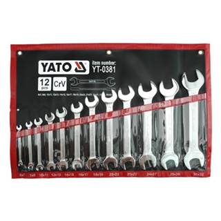 YATO  Súprava kľúčov plochých 12 ks 6 - 32 mm značky YATO