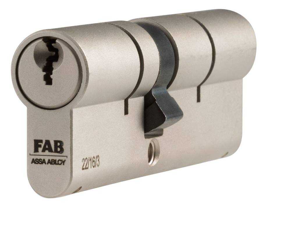 FAB  Obojstranná cylindrická vložka 3.00/DNs 45+55,  5 kľúčov značky FAB