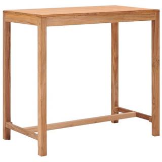 Vidaxl Záhradný barový stôl 110x60x105 cm teakový masív