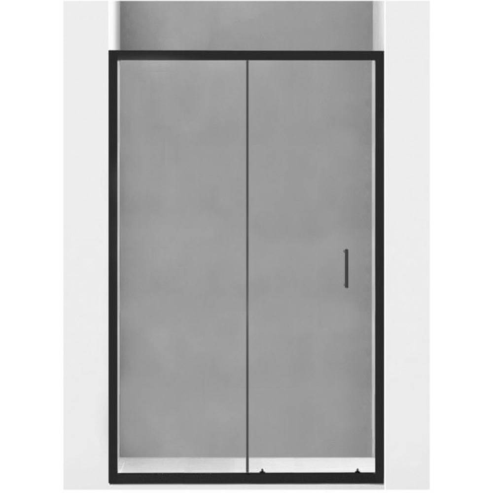 Mexen  APIA sprchové dvere 90x190 cm 5mm,  čierna-číre 845-090-000-70-00 - MEXEN značky Mexen