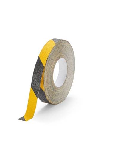 protismyku Protišmyková páska na nerovný povrch 25 mm x 18, 3 m - Žlto-čierna