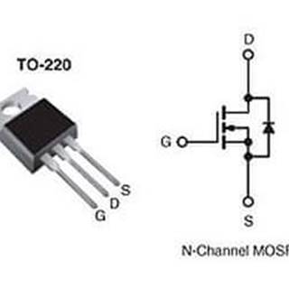 HADEX IRF740 N MOSFET 400V/10A 125W TO220