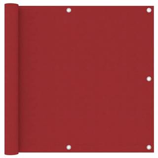 Vidaxl Balkónová markíza,  červená 90x400 cm,  oxfordská látka