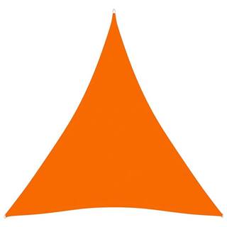 Vidaxl Tieniaca plachta oxfordská látka trojuholníková 3x3x3 m oranžová