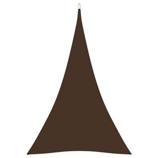 Vidaxl  Tieniaca plachta oxfordská látka trojuholníková 5x6x6 m hnedá značky Vidaxl