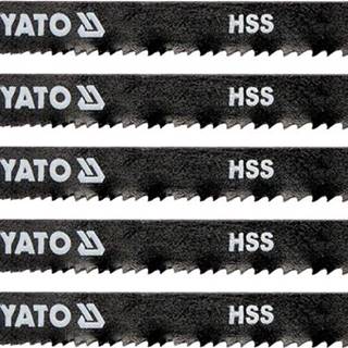 YATO  List pílový do priamočiarej píly 100 mm na kov TPI24-10 5 ks