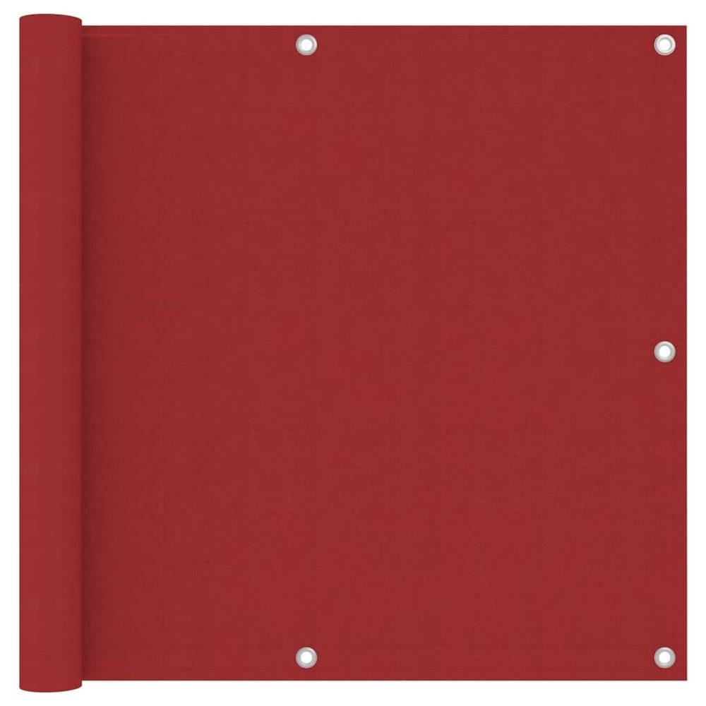 Vidaxl  Balkónová markíza,  červená 90x400 cm,  oxfordská látka značky Vidaxl