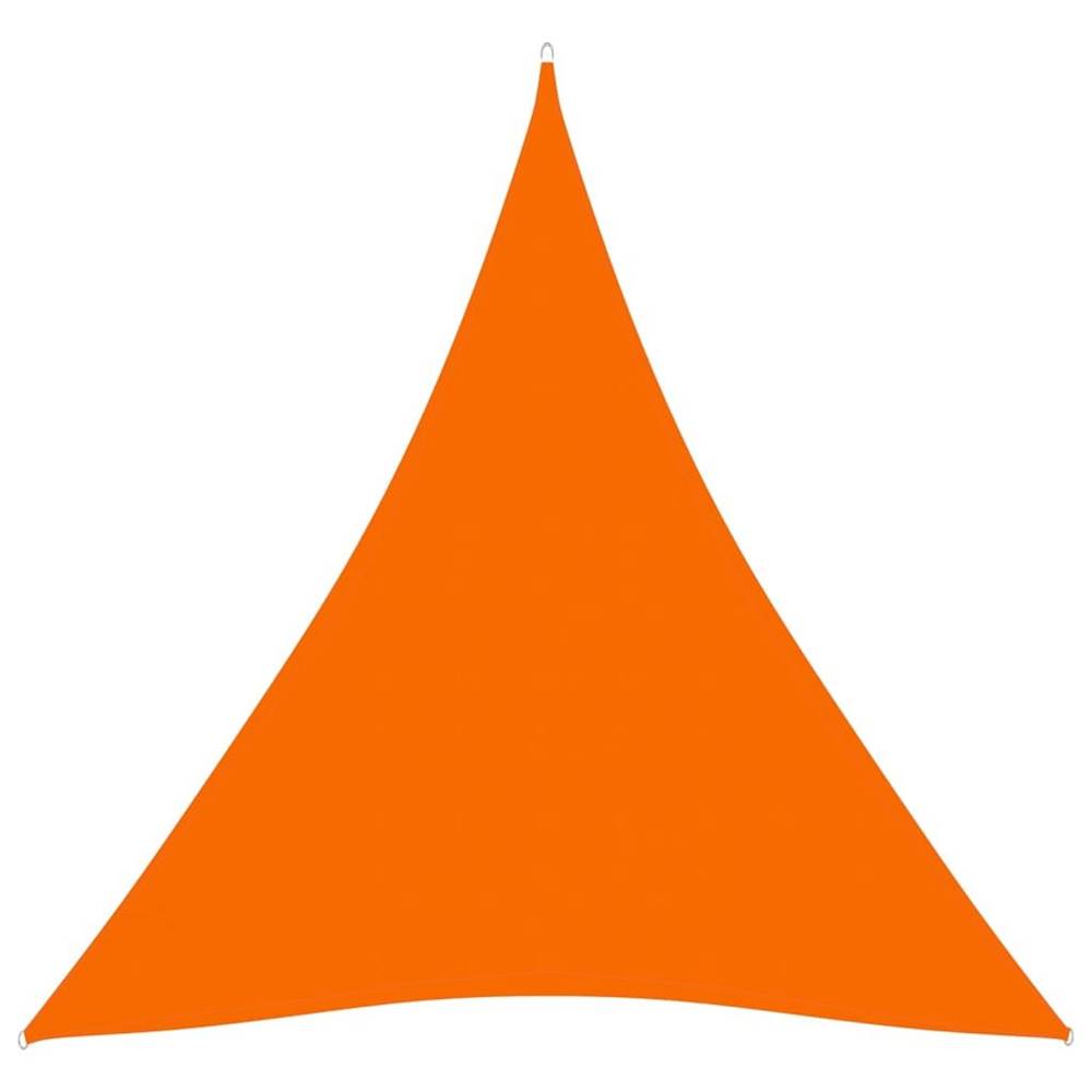 Vidaxl  Tieniaca plachta oxfordská látka trojuholníková 3x3x3 m oranžová značky Vidaxl