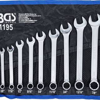 BGS technic  Sada kombinovaných palcových kľúčov (12ks) BGS 1195 značky BGS technic