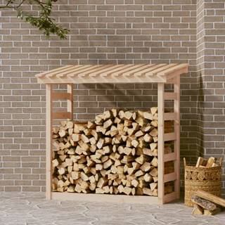 Vidaxl Stojan na palivové drevo 108x64, 5x110 cm masívna borovica