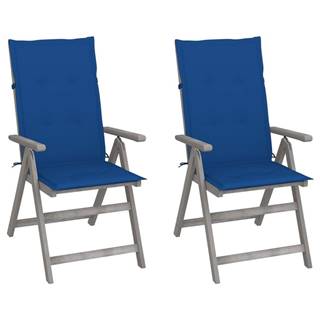 Vidaxl  Záhradné sklápacie stoličky 2 ks s podložkami akáciový masív značky Vidaxl