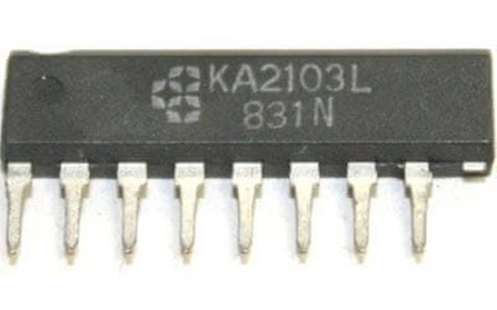 HADEX  KA2103L - obvod pre TV,  SIP8 značky HADEX