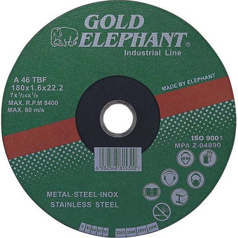 Knipex Kotúč Gold Elephant 41AA 115x1, 6x22, 2 mm,  rezný na kov a nerez A46TBF značky Knipex