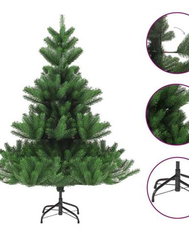 Vidaxl Umelý vianočný stromček jedľa Nordmann zelený 210 cm