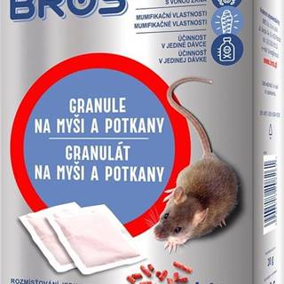 Granulát Bros,  na myši a potkany,  140g