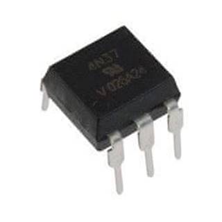 HADEX 4N37 optočlen s tranzistorom,  5, 3kV,  CTR100% DIP6