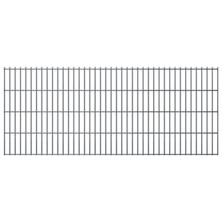 Vidaxl  2D plotové panely,  2, 008 x 0, 83 m,  10 m,  sivé značky Vidaxl
