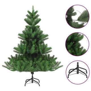 Vidaxl Umelý vianočný stromček jedľa Nordmann zelený 210 cm