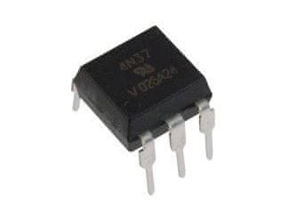 HADEX  4N37 optočlen s tranzistorom,  5, 3kV,  CTR100% DIP6 značky HADEX