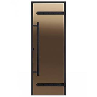 HARVIA Dvere do parnej sauny ALU Legend 8x21,  bronzové,  790x2090 mm