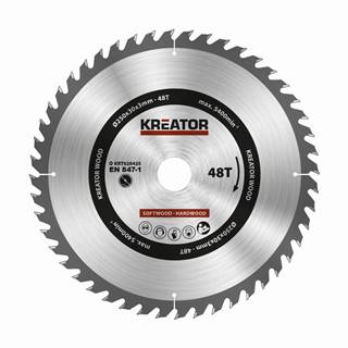 Kreator  KRT020425 - Pílový kotúč na drevo 250mm,  48T značky Kreator