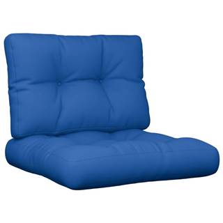 Vidaxl Podložky na paletový nábytok 2 ks,  kráľovsky modré,  látka