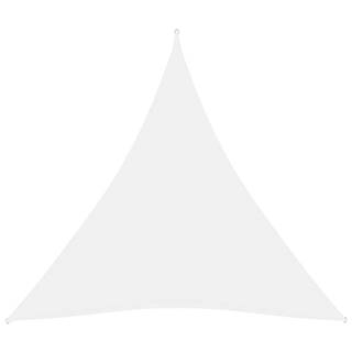 Vidaxl Tieniaca plachta oxfordská látka trojuholníková 4, 5x4, 5x4, 5 m biela