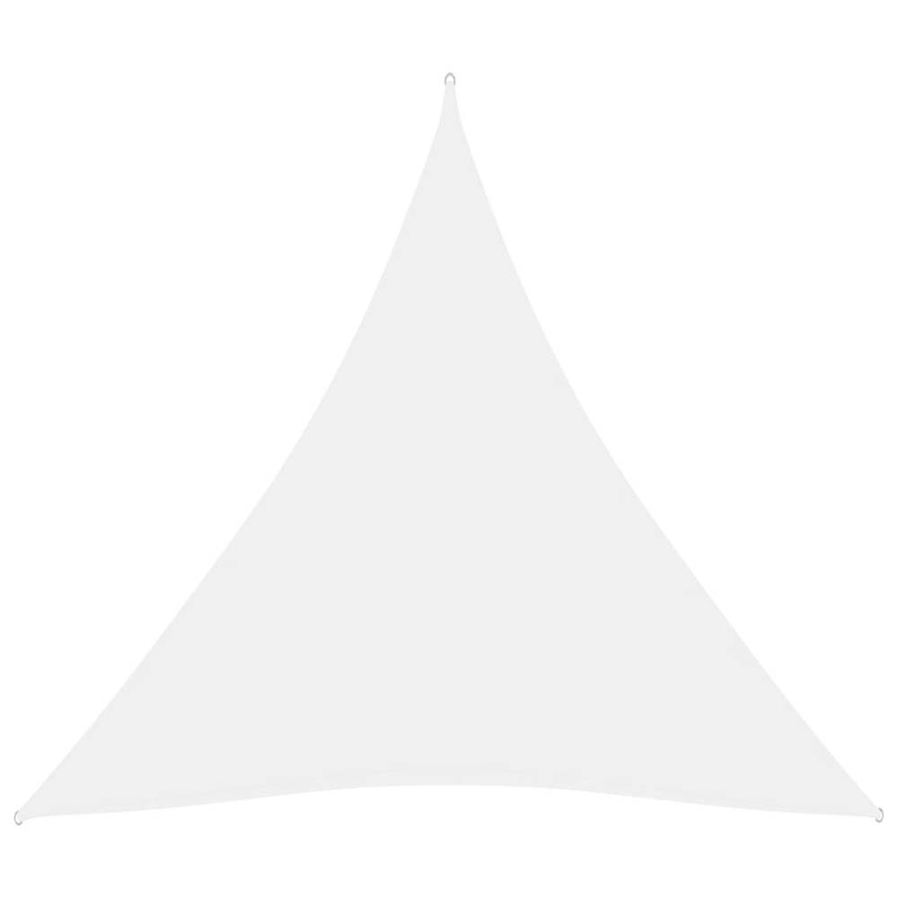 Vidaxl  Tieniaca plachta oxfordská látka trojuholníková 4, 5x4, 5x4, 5 m biela značky Vidaxl