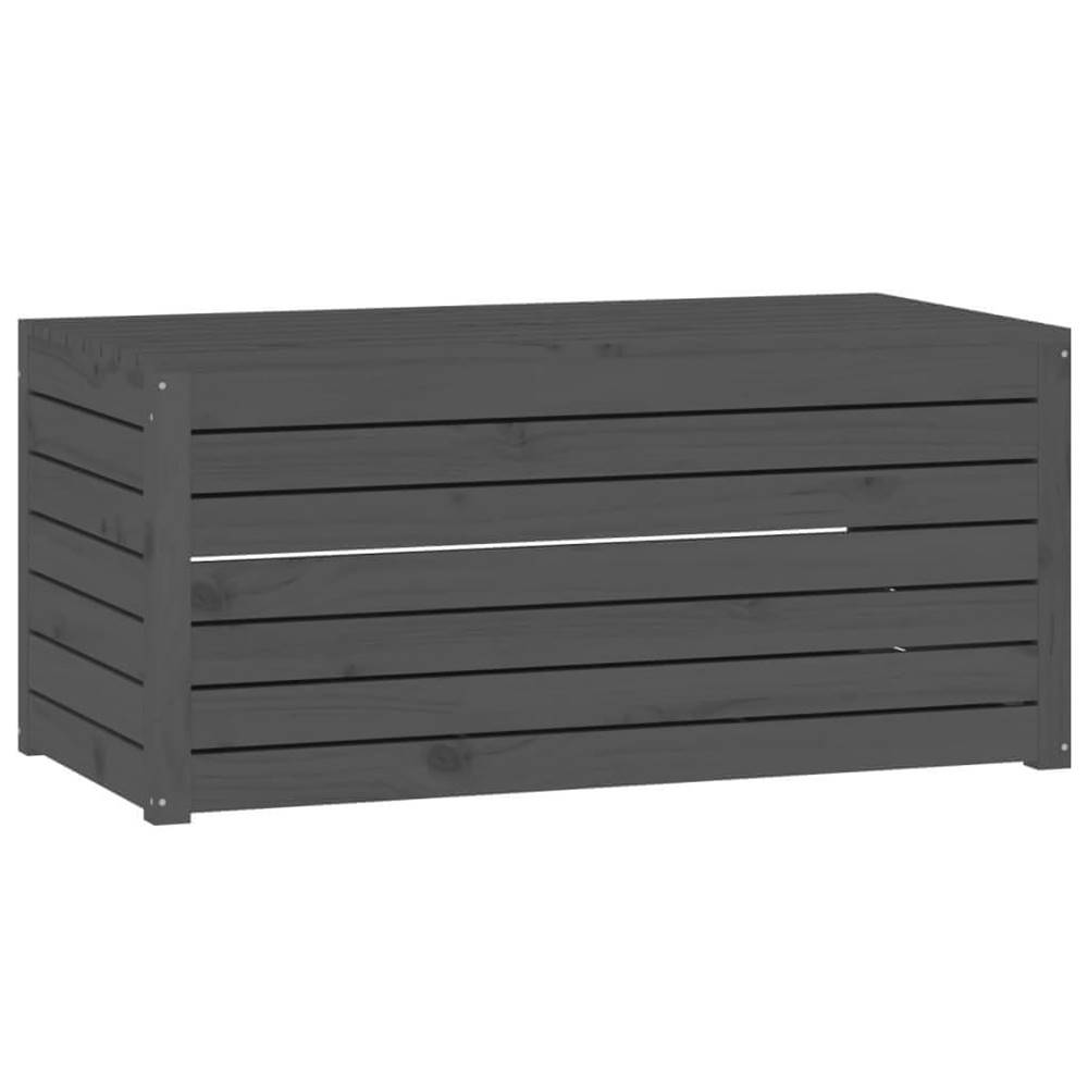 Vidaxl  Záhradný box sivý 101x50, 5x46, 5 cm masívna borovica značky Vidaxl