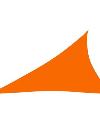 Vidaxl Tieniaca plachta oxfordská látka trojuholníková 3x4x5 m oranžová