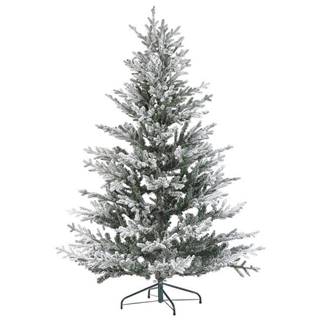 Beliani Zasnežený vianočný stromček 180 cm biely BRISCO