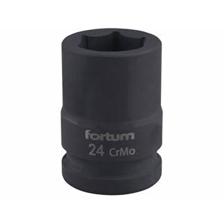 Fortum Hlavica nástrčná rázová,  24mm,  3/4”,  FORTUM