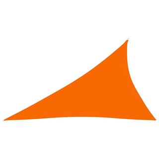 Vidaxl Tieniaca plachta oxfordská látka trojuholníková 3x4x5 m oranžová