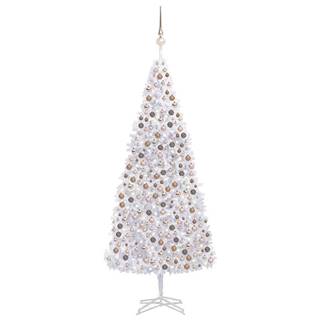 Vidaxl  Umelý vianočný stromček s LED a súpravou gulí biely 500 cm značky Vidaxl