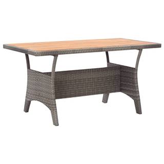 Vidaxl  Záhradný stôl sivý 120x70x66 cm akáciový masív značky Vidaxl