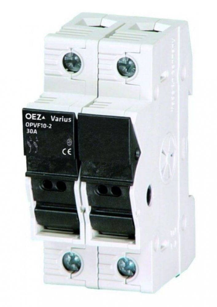 OEZ  Dvojpólový poistkový odpojovač OPVF10-2 (DC1000V) značky OEZ