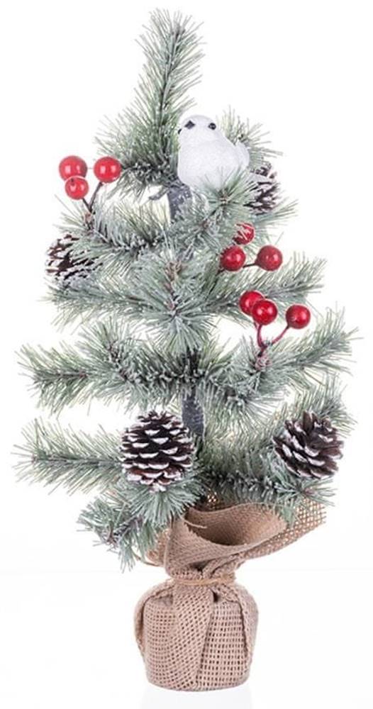 Strend Pro  Stromček MagicHome Vianoce,  ozdobený,  prírodný,  36 cm značky Strend Pro
