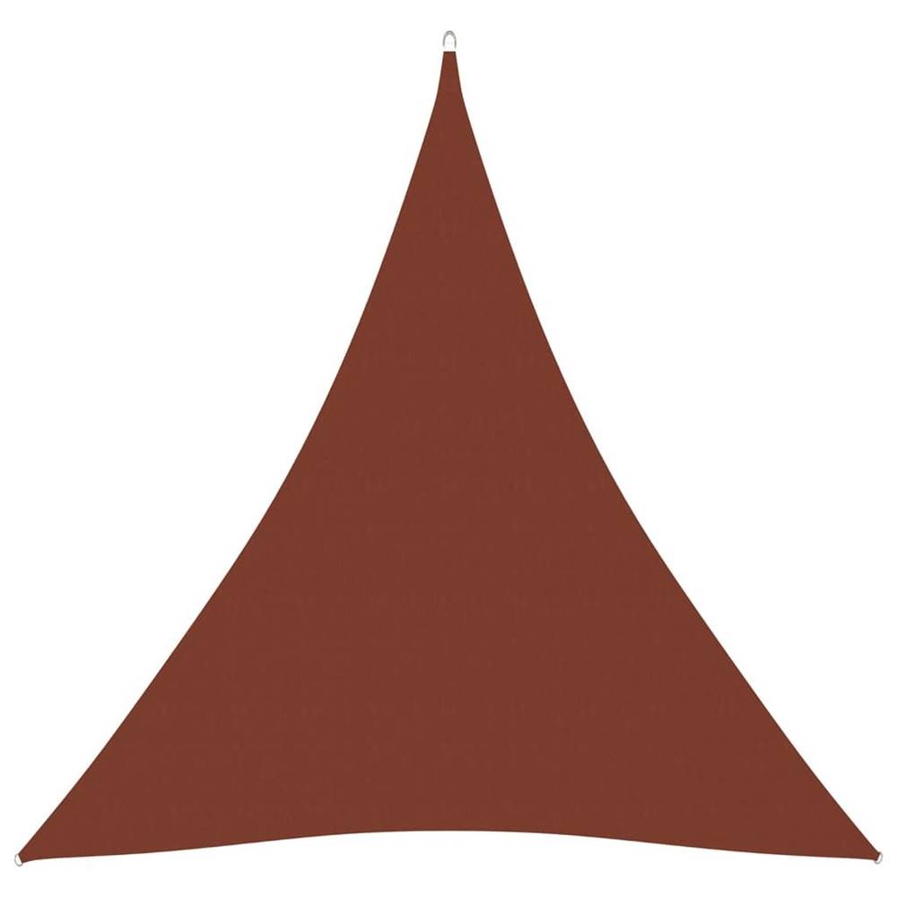 Vidaxl  Tieniaca plachta oxfordská látka trojuholníková 3x3x3 m tehlová značky Vidaxl