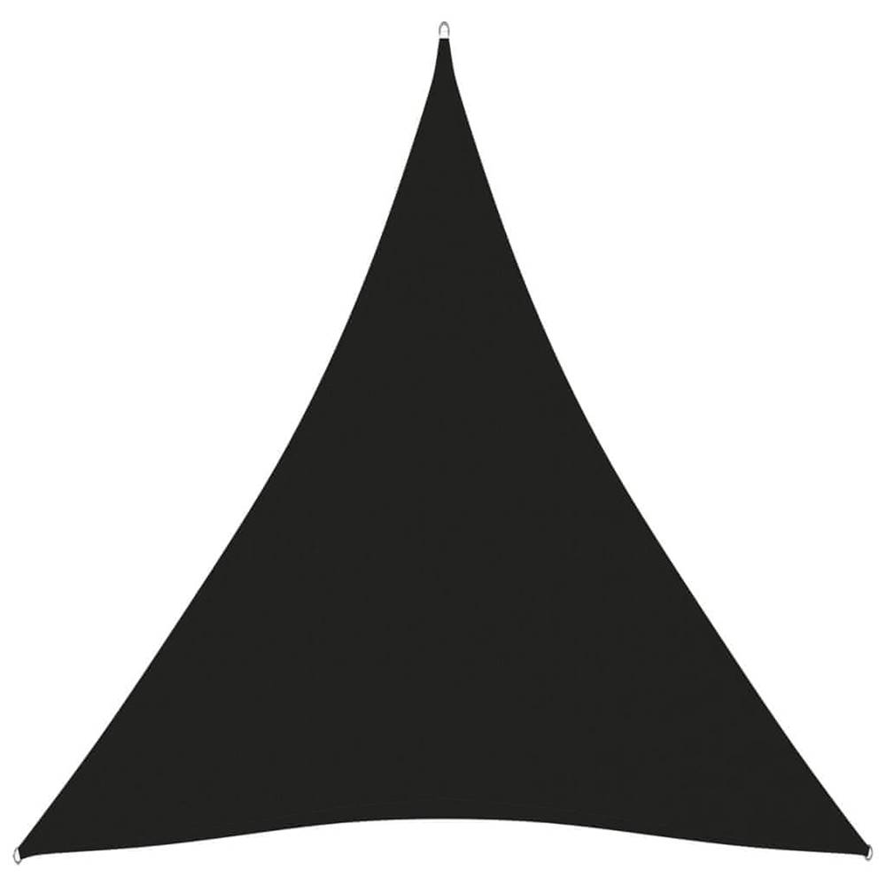 Vidaxl  Tieniaca plachta oxfordská látka trojuholníková 3x4x4 m čierna značky Vidaxl